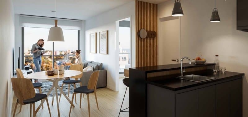 Venta apartamento 1 dormitorio La Blanqueada Nórdico Ventura